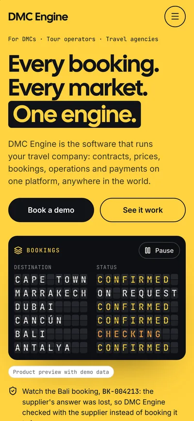 DMC Engine on a phone.